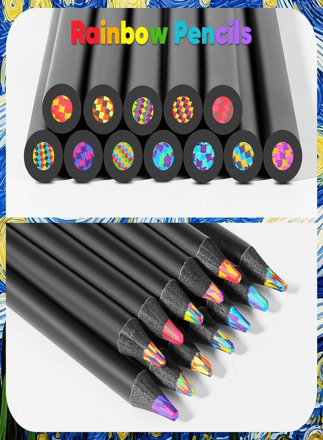 Hapikalor Valentines Day Gifts for Kids, Art Supplies, 12 Color Rainbow Colored Pencils, Teen Girl Gifts Trendy Stuff, Easter Basket Essentials, Drawing Pencil for Kids 9-12, Gift for 5-12 Year Old Girl - Image 5